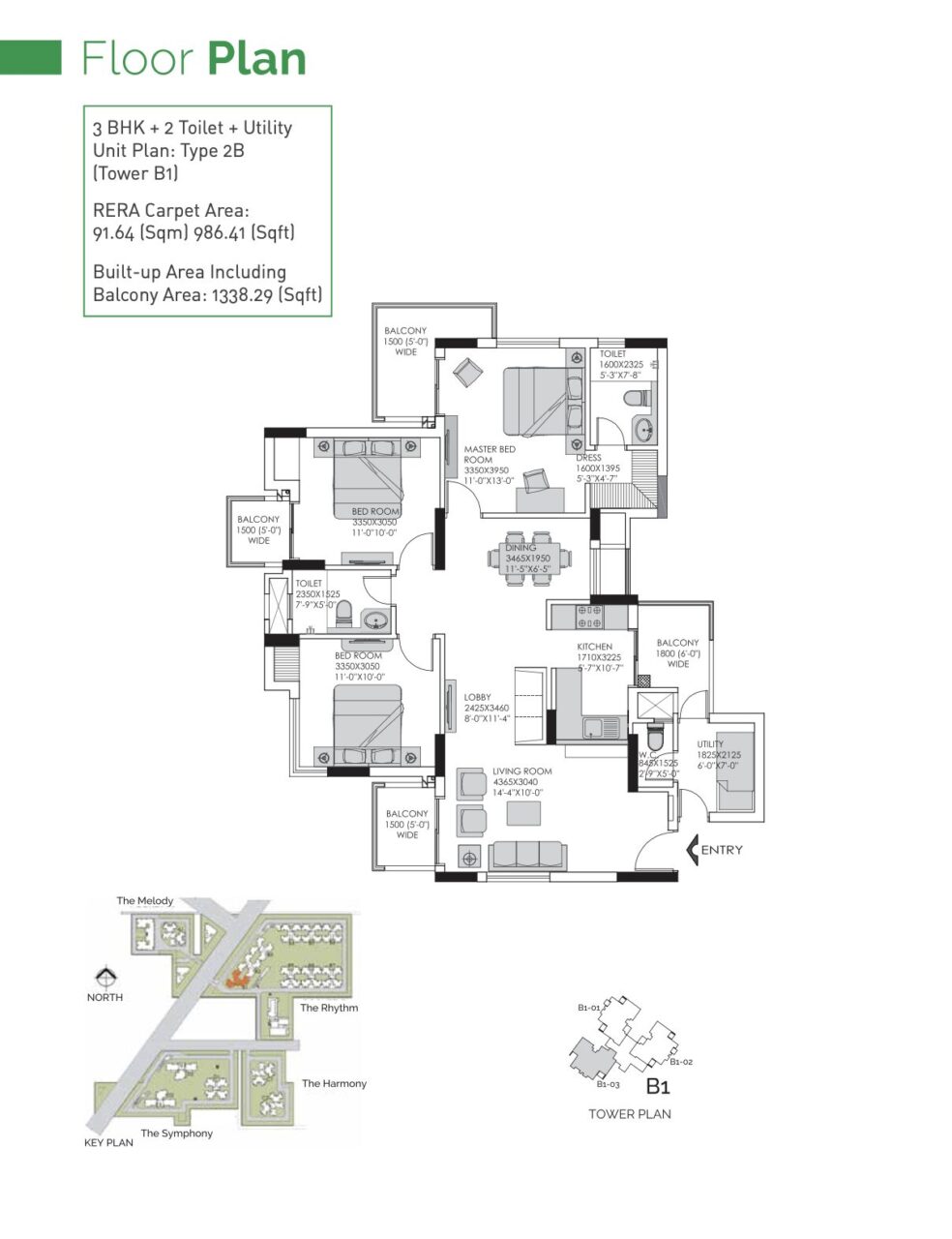 Experion the Heartsong Floor Plan